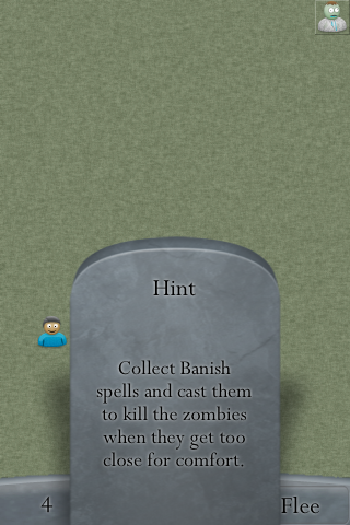 A hint about banishing zombies